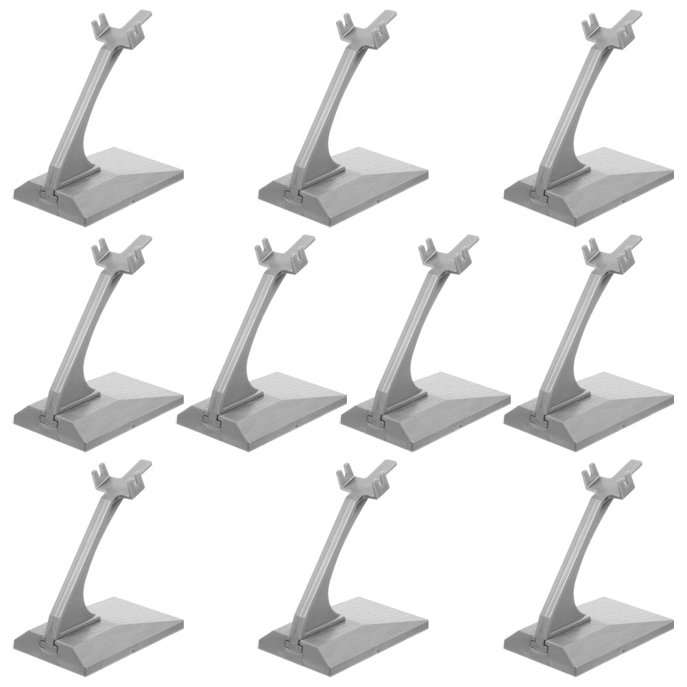 Model Airplane Plastic - 10개입 비행기 전시 스탠드 플라스틱 모듈형