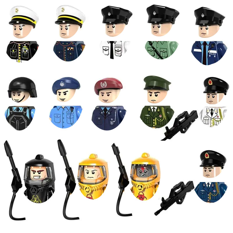 특수 경찰 도시 교통 경찰 빌딩 블록 무기와 총기가 있 - Lego Set City 리뷰 및 가격