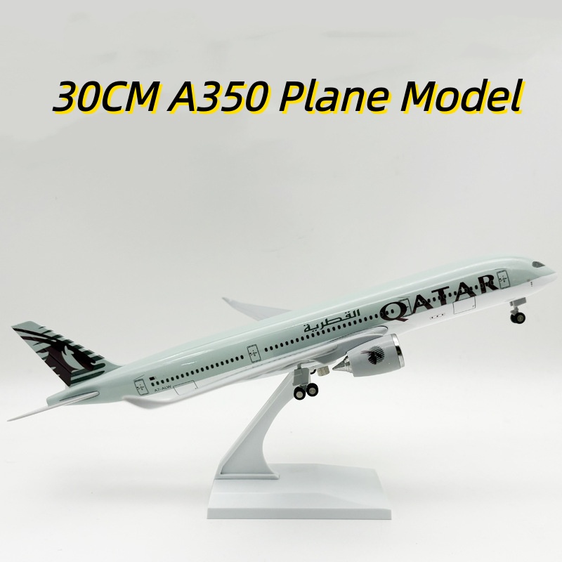 30CM 다이캐스트 레진 항공기 모형 카타르 A350  - Model Airplane Plastic 리뷰 및 가격