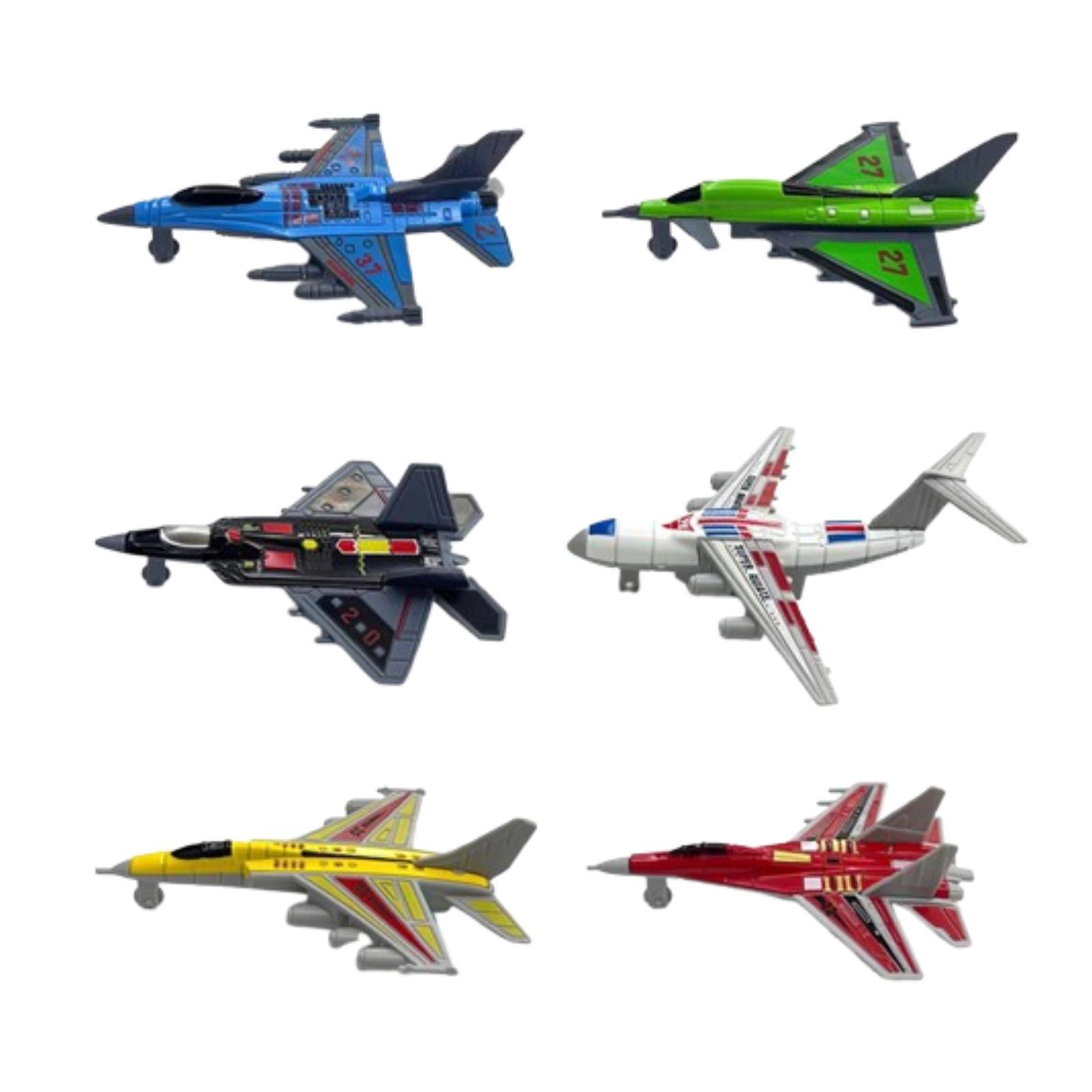 6x 합금 금속 항공기 모델 다이캐스트 금속 비행기 시 - Model Airplane Plastic 리뷰 및 가격