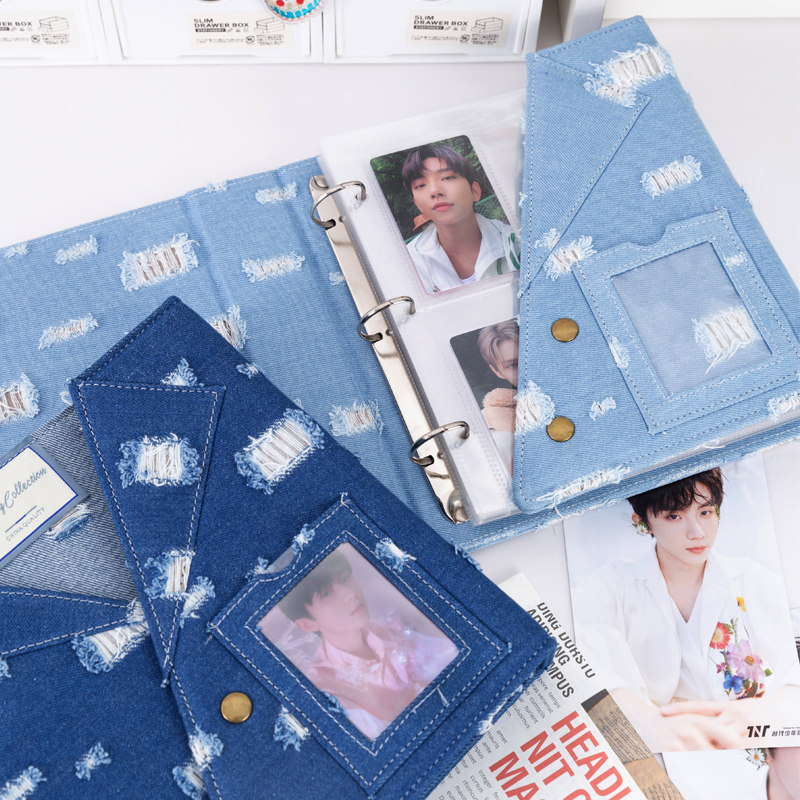 대형 A5 빈티지 데님 카드 바인더 3링 D링 4포켓  - Pokemon Binder Card 리뷰 및 가격