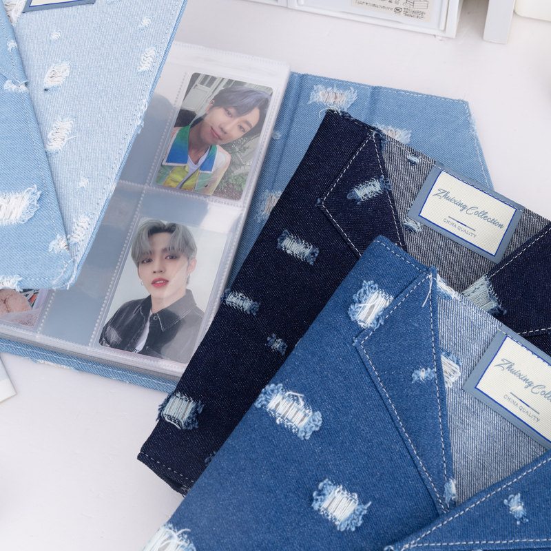 대형 A5 빈티지 데님 카드 바인더 3링 D링 4포켓  - Pokemon Binder Card 리뷰 및 가격