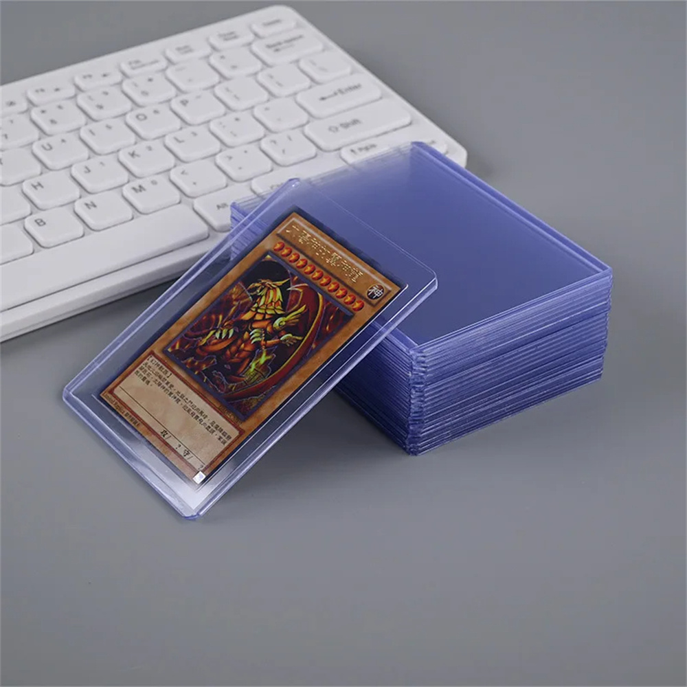 25개 PVC 하드 플라스틱 카드 슬리브 (보호 필름  - Card Top Loader 리뷰 및 가격